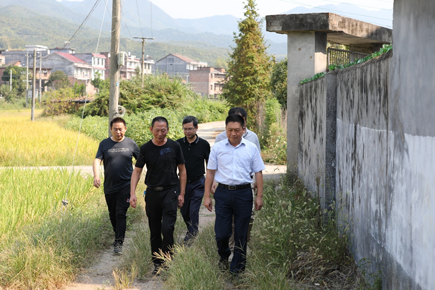 太阳城手机版登录入口党委书记张格林赴高水村开展乡村振兴专题调研